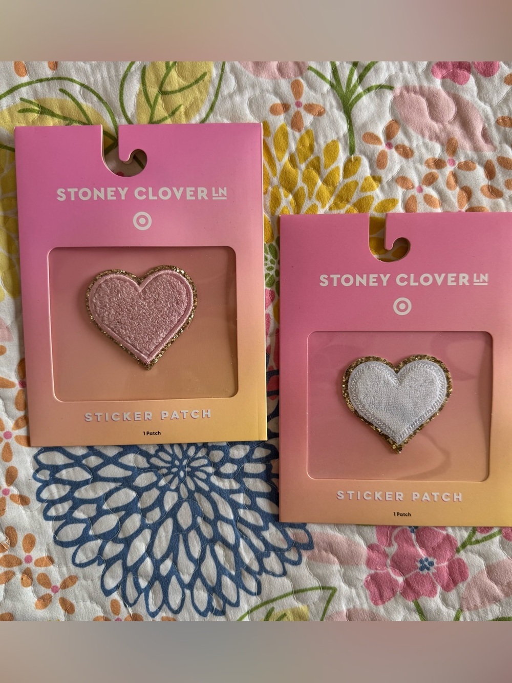 New Stoney clover lane heart patches